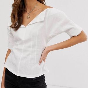 ASOS Design Short Sleeve Off the shoulder top